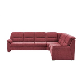 meinSofa Ecksofa  Vera ¦ rot ¦ Maße (cm): H: 92