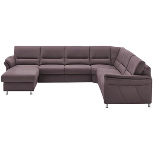 meinSofa Wohnlandschaft mit Boxspringpolsterung  Donald ¦ lila/violett ¦ Maße (cm): B: 330 H: 89 T: 173.0