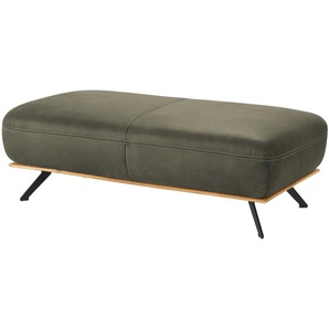 meinSofa Hocker  Fiona ¦ grün ¦ Maße (cm): B: 135 H: 43 T: 70