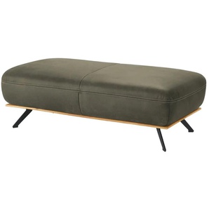 meinSofa Hocker  Fiona ¦ grün ¦ Maße (cm): B: 135 H: 43 T: 70.0