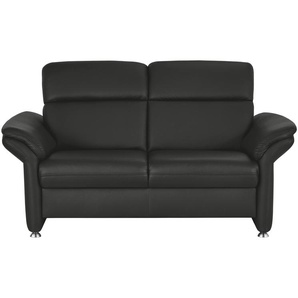 meinSofa Einzelsofa Leder Manon ¦ schwarz ¦ Maße (cm): B: 170 H: 94 T: 92.0