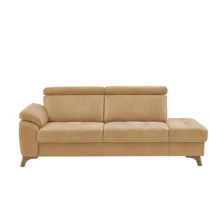 meinSofa Recamiére  Chloris ¦ gelb ¦ Maße (cm): B: 221 H: 107 T: 102.0