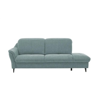 meinSofa Recamiere  Ellen ¦ blau ¦ Maße (cm): B: 219 H: 103 T: 102.0