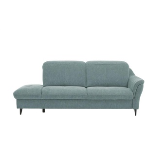 meinSofa Recamiere Ellen ¦ blau ¦ Maße (cm): B: 219 T: 102.0