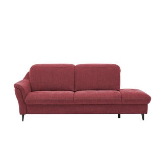 meinSofa Recamiere  Ellen ¦ rot ¦ Maße (cm): B: 319 H: 103 T: 102.0