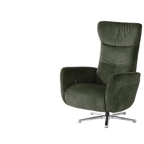 meinSofa Relaxsessel mit Relaxfunktion Sabine ¦ grün ¦ Maße (cm): B: 76 H: 110 T: 83.0