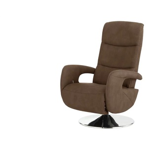 meinSofa Sessel mit Relaxfunktion Franzi-S ¦ braun ¦ Maße (cm): B: 71 H: 110 T: 83.0