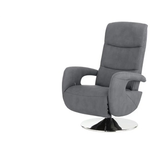 meinSofa Sessel mit Relaxfunktion Franzi-S ¦ grau ¦ Maße (cm): B: 71 H: 110 T: 83.0