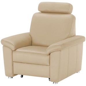 meinSofa Sessel Mikrofaser Rita ¦ beige ¦ Maße (cm): B: 102 H: 91 T: 91