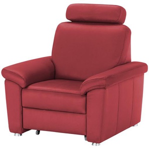 meinSofa Sessel Mikrofaser Rita ¦ rot ¦ Maße (cm): B: 102 H: 91 T: 91