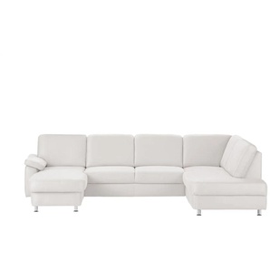 meinSofa Wohnlandschaft creme - Mikrofaser Oliver-S ¦ creme ¦ Maße (cm): B: 300 H: 85 T: 202.0