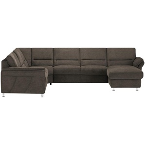 meinSofa Wohnlandschaft  Donald ¦ braun ¦ Maße (cm): B: 335 H: 89 T: 262.0