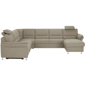 meinSofa Wohnlandschaft  Donald ¦ grau ¦ Maße (cm): B: 330 H: 89 T: 262.0