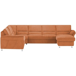 meinSofa Wohnlandschaft  Donald ¦ orange ¦ Maße (cm): B: 335 H: 89 T: 262.0