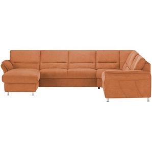 meinSofa Wohnlandschaft  Donald ¦ orange ¦ Maße (cm): B: 335 H: 89 T: 262.0