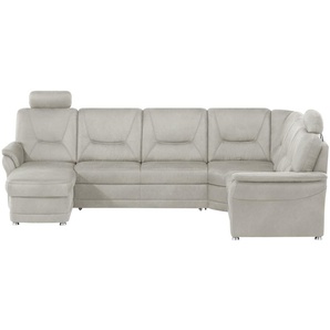 meinSofa Wohnlandschaft  Edda ¦ grau ¦ Maße (cm): B: 310 H: 96 T: 228