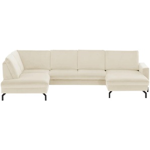 meinSofa Wohnlandschaft Grace ¦ creme ¦ Maße (cm): B: 332 H: 89 T: 220.0