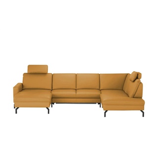 meinSofa Wohnlandschaft  Grace ¦ orange ¦ Maße (cm): B: 332 T: 220.0