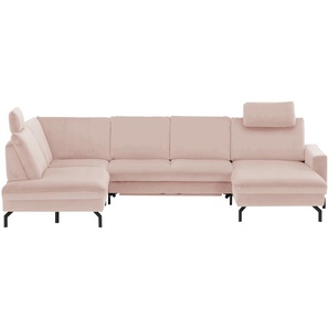 Kollektion Kraft Wohnlandschaft  Grace - rosa/pink - Materialmix - 332 - 89 cm - 220 | Möbel Kraft