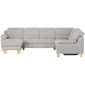 meinSofa Wohnlandschaft  Hanna ¦ grau ¦ Maße (cm): B: 322 H: 84 T: 264