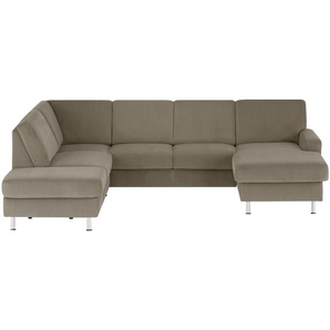 meinSofa Wohnlandschaft Mit verschiedenen Funktionen verfügbar Jana ¦ braun ¦ Maße (cm): B: 309 H: 87 T: 235.0