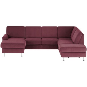 meinSofa Wohnlandschaft Mit verschiedenen Funktionen verfügbar Jana ¦ lila/violett ¦ Maße (cm): B: 309 H: 87 T: 235.0