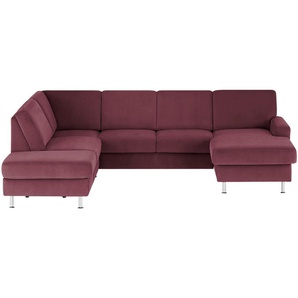 meinSofa Wohnlandschaft Mit verschiedenen Funktionen verfügbar Jana ¦ lila/violett ¦ Maße (cm): B: 309 H: 87 T: 235.0