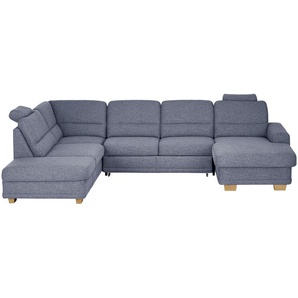 meinSofa Wohnlandschaft Marc ¦ blau ¦ Maße (cm): B: 311 H: 85 T: 234.0