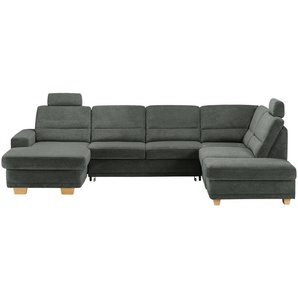 meinSofa Wohnlandschaft aus Mikrofaser Marc ¦ grau ¦ Maße (cm): B: 311 H: 85 T: 234.0