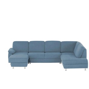 meinSofa Wohnlandschaft  Oliver ¦ blau ¦ Maße (cm): B: 300 H: 85 T: 202.0