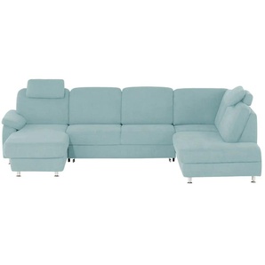 meinSofa Wohnlandschaft  Oliver ¦ blau ¦ Maße (cm): B: 300 H: 85 T: 202.0