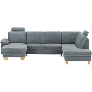 meinSofa Wohnlandschaft  Samu ¦ grau ¦ Maße (cm): B: 316 H: 90 T: 235