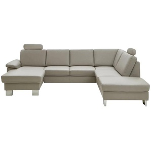 meinSofa Wohnlandschaft  Samu-L ¦ beige ¦ Maße (cm): B: 316 H: 90 T: 235