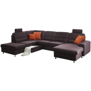 meinSofa Wohnlandschaft Steel  Marc ¦ lila/violett ¦ Maße (cm): B: 311 H: 85 T: 234.0