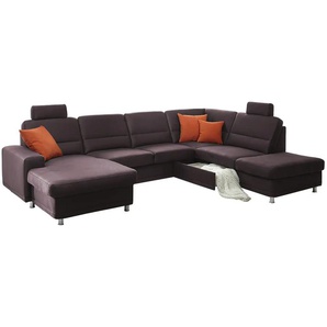meinSofa Wohnlandschaft Steel  Marc ¦ lila/violett ¦ Maße (cm): H: 85