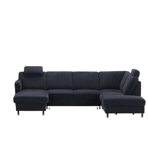 meinSofa Wohnlandschaft  Veit ¦ blau ¦ Maße (cm): B: 305 H: 90 T: 200.0