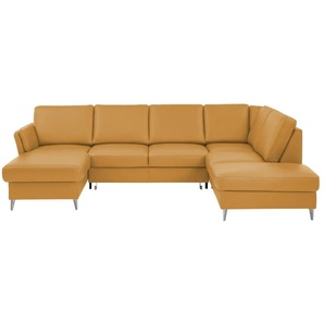 meinSofa Wohnlandschaft Veit ¦ gelb ¦ Maße (cm): B: 305 H: 90 T: 204.0