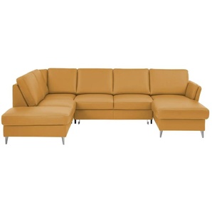 meinSofa Wohnlandschaft  Veit ¦ gelb ¦ Maße (cm): B: 305 H: 90 T: 204.0