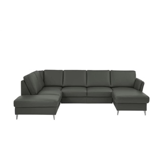 meinSofa Wohnlandschaft Veit ¦ grau ¦ Maße (cm): B: 305 H: 90 T: 200.0