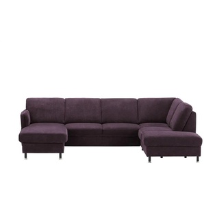 meinSofa Wohnlandschaft  Veit ¦ lila/violett ¦ Maße (cm): B: 305 H: 90 T: 200.0