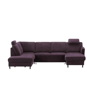 meinSofa Wohnlandschaft  Veit ¦ lila/violett ¦ Maße (cm): B: 305 H: 90 T: 200.0