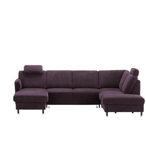 meinSofa Wohnlandschaft  Veit ¦ lila/violett ¦ Maße (cm): B: 305 H: 90 T: 200.0
