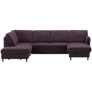 meinSofa Wohnlandschaft  Veit ¦ lila/violett ¦ Maße (cm): B: 305 H: 90 T: 200.0