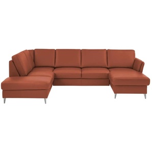 meinSofa Wohnlandschaft  Veit ¦ rot ¦ Maße (cm): B: 305 H: 90 T: 200.0