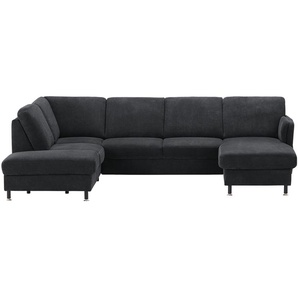 meinSofa Wohnlandschaft  Veit ¦ schwarz ¦ Maße (cm): B: 305 H: 90 T: 200.0