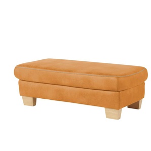 meinSofa XXL - Hocker  Beata ¦ gelb ¦ Maße (cm): B: 130 H: 45 T: 65.0