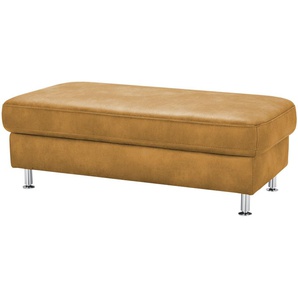 Mein Sofa bold XXL Hocker Veit ¦ gelb ¦ Maße (cm): B: 130 H: 46 T: 65.0
