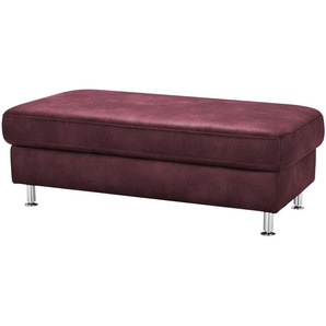 Mein Sofa bold XXL Hocker  Veit ¦ rot ¦ Maße (cm): B: 130 H: 46 T: 65.0