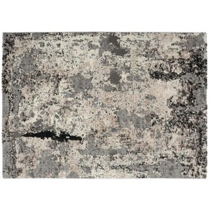 meinTeppich Hochflorteppich Juwel Liray ¦ grau ¦ Synthetische Fasern ¦ Maße (cm): B: 240