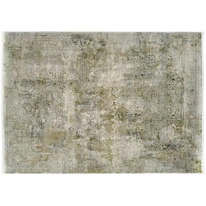 meinTeppich Kurzflorteppich  Palermo ¦ grün ¦ Synthetische Fasern ¦ Maße (cm): B: 300